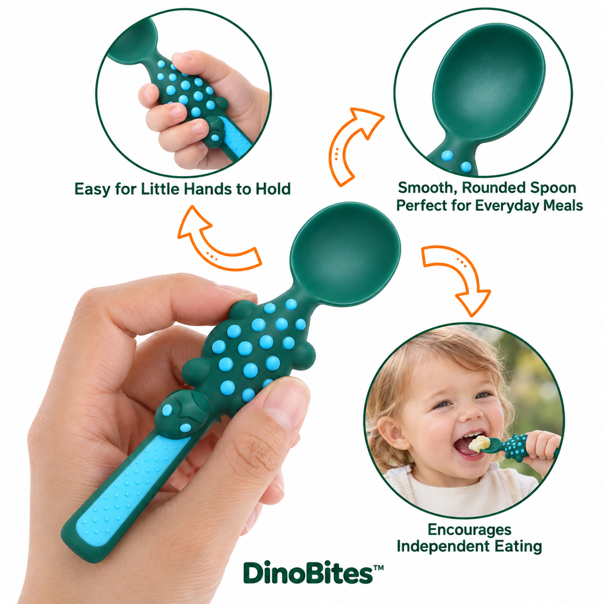 DinoBites | Dinosaur Plate & Utensil Set