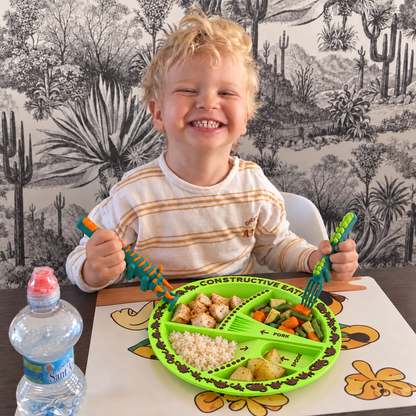 DinoBites | Dinosaur Plate & Utensil Set
