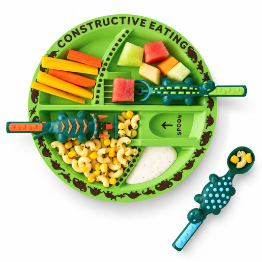 DinoBites | Dinosaur Plate & Utensil Set